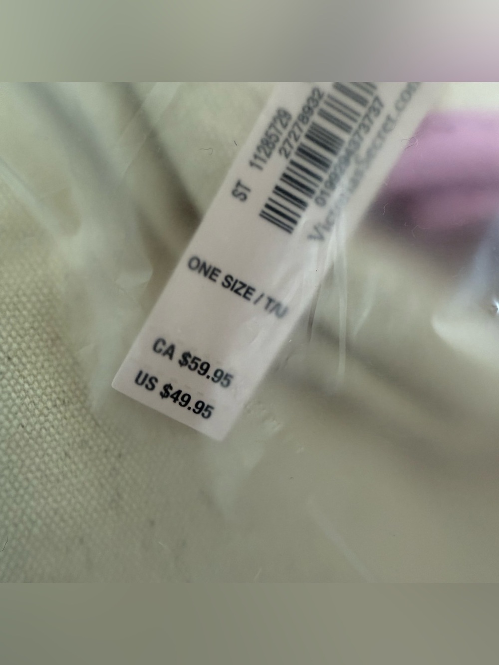 Victoria’s Secret VS Ombré Logo Canvas Tote Bag - Picture 5 of 6